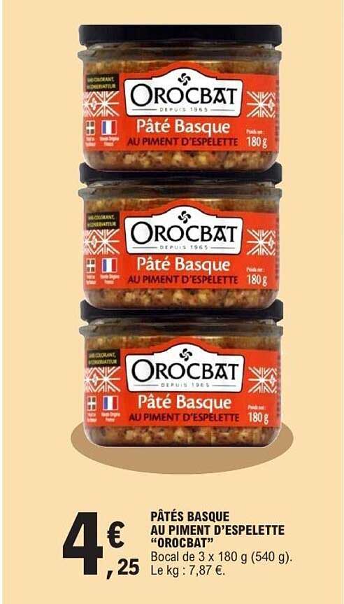 OROCBAT Pâté Basque