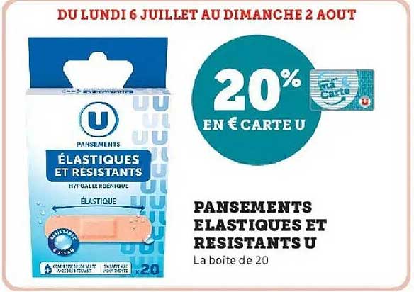 PANSEMENTS ELASTIQUES ET RESISTANTS U