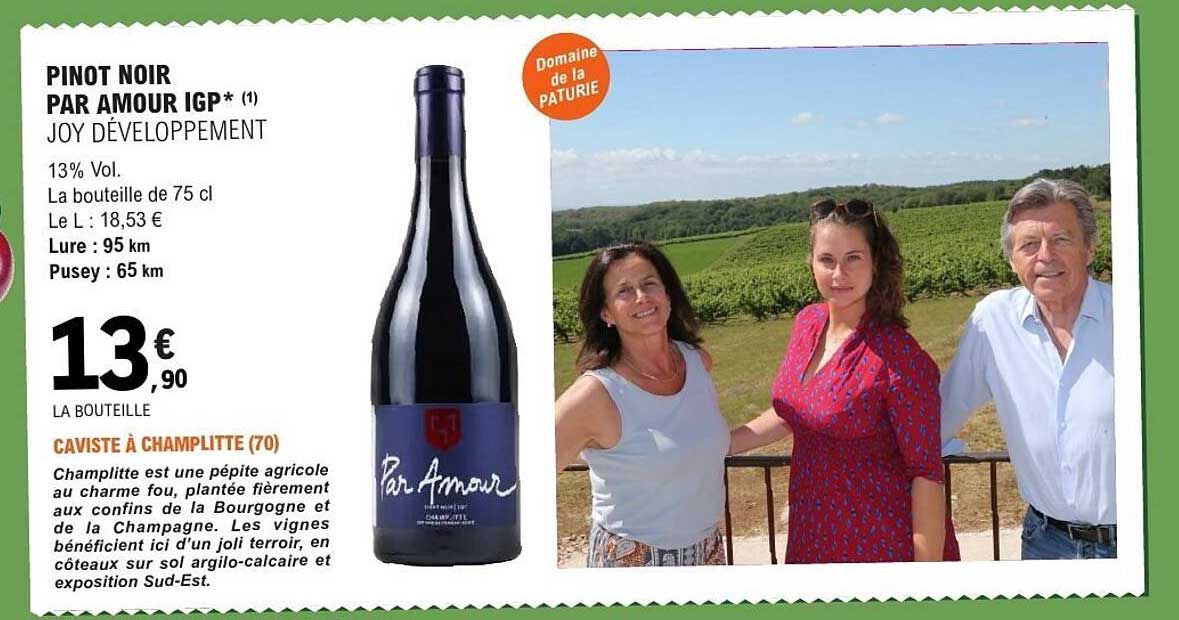 PINOT NOIR PAR AMOUR IGP*