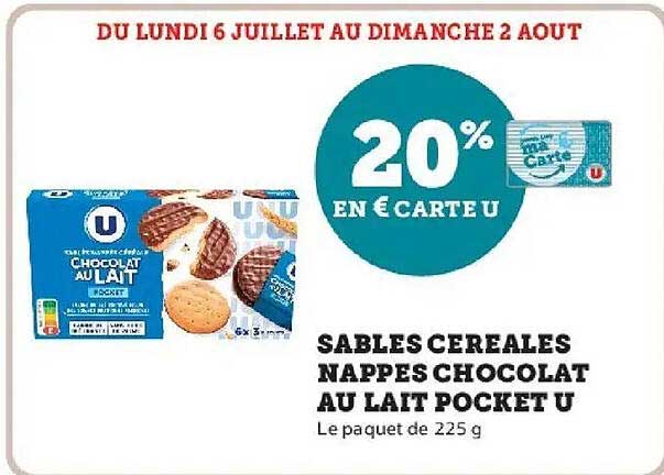 POCKET U CHOCOLAT AU LAIT