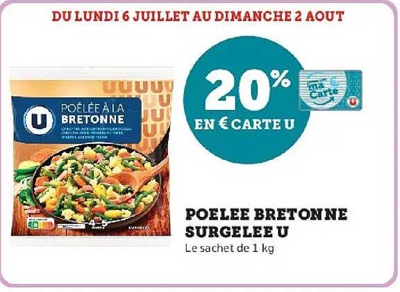 POELEE BRETONNE SURGELÉE U