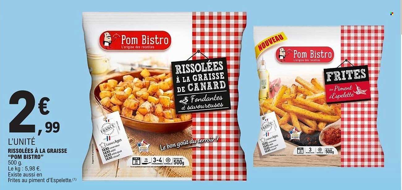 Pom Bistro Rissolées à la graisse de canard