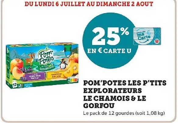 Pom'Potes Les P'tits Explorateurs Le Chamois & Le Gorfou