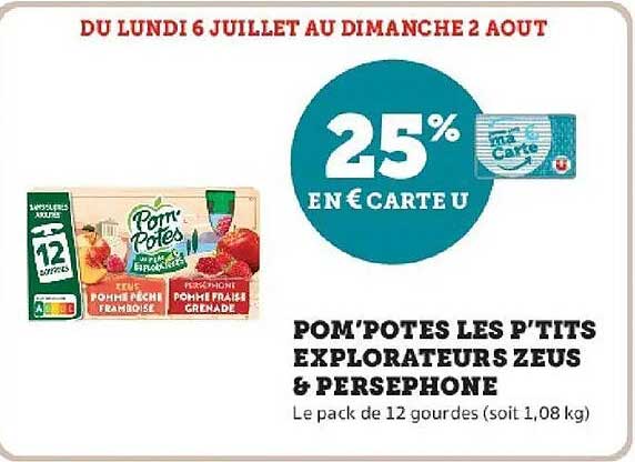 Pom'Potes Les p'tits explorateurs Zeus & Persephone