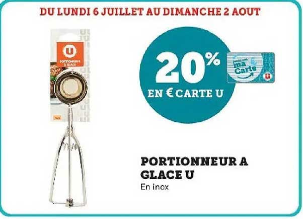 PORTIONNEUR A GLACE U