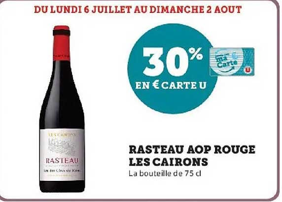 RASTEAU AOP ROUGE LES CAIRONS