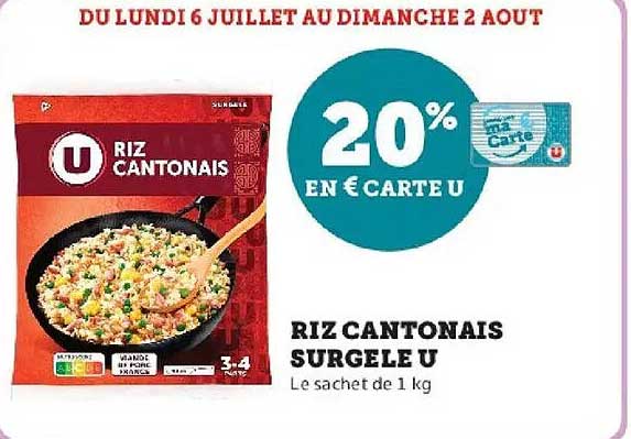 RIZ CANTONAIS SURGELÉ U