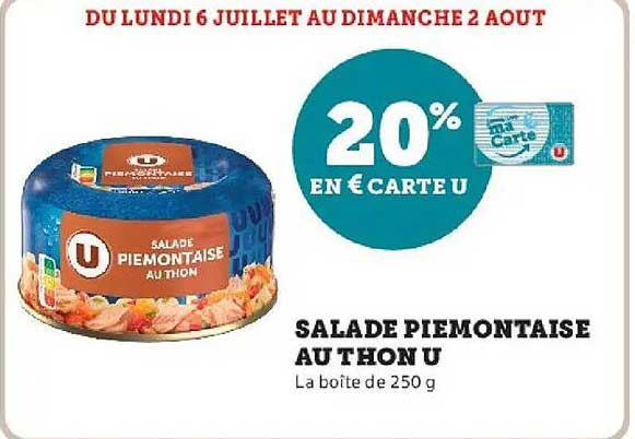 Salade Piemontaise au Thon U