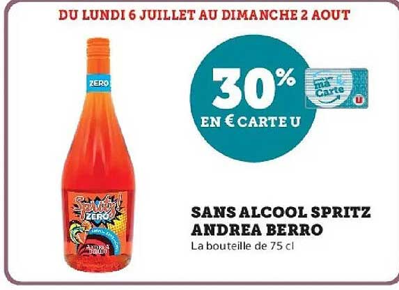 SANS ALCOOL SPRITZ ANDREA BERRO