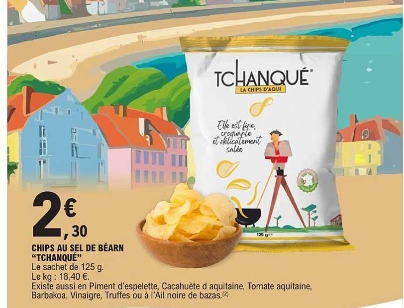 TCHANQUÉ Chips au sel de Béarn