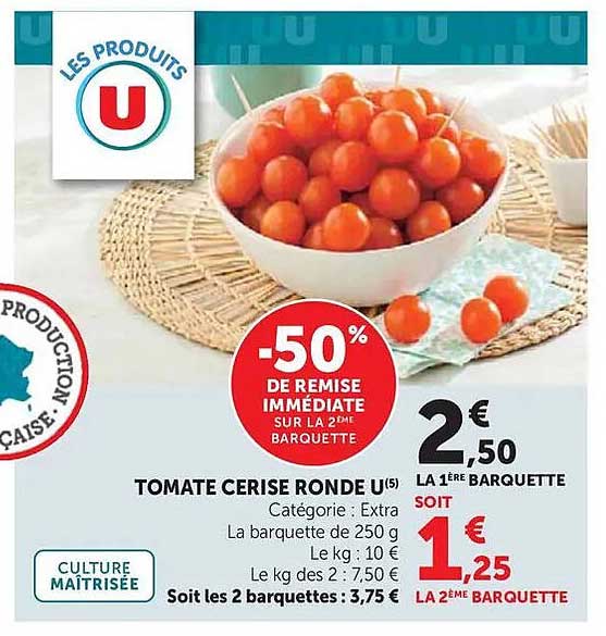 TOMATE CERISE RONDE U(I)5