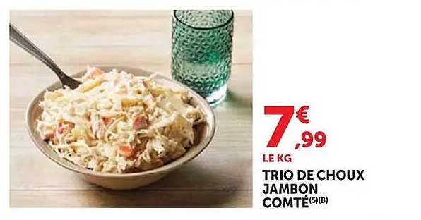 TRIO DE CHOUX JAMBON COMTÉ