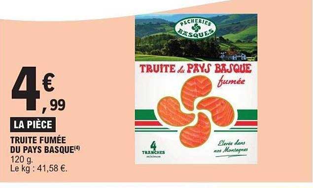 TRUITE DU PAYS BASQUE fumée