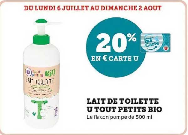 U Tout Petits Bio Lait de toilette