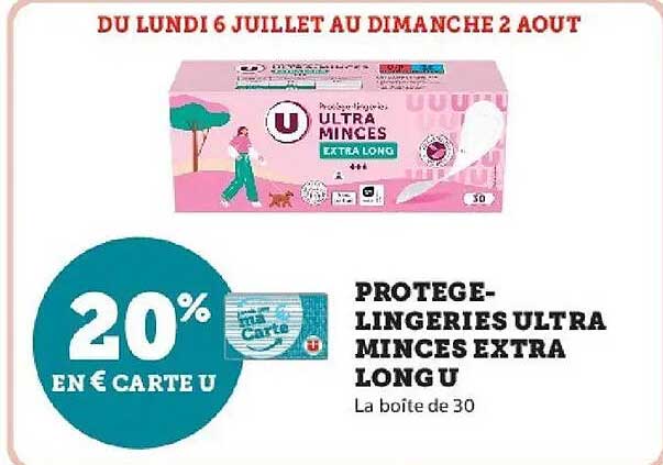 U ULTRA MINCES EXTRA LONG U