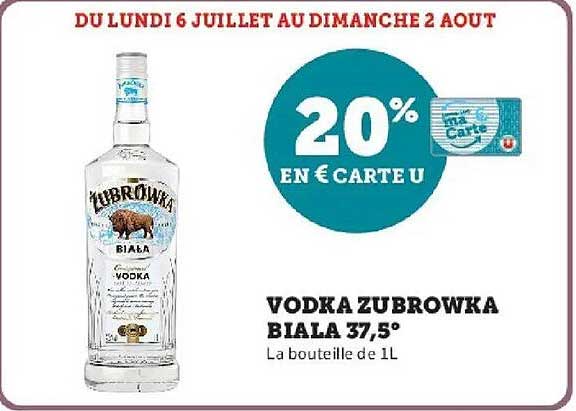 Vodka Zubrowka Biala