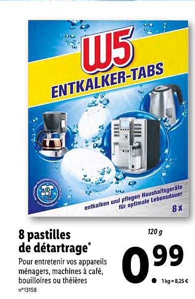 8 Pastilles De Détartrage