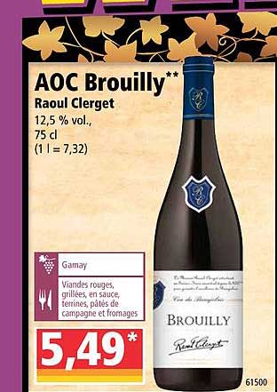 aoc brouilly raoul clerget