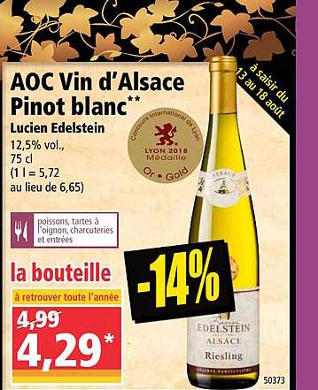 aoc vin d'alsace pinot blanc lucien edelstein