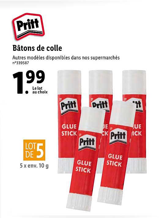 Bâtons De Colle Pritt