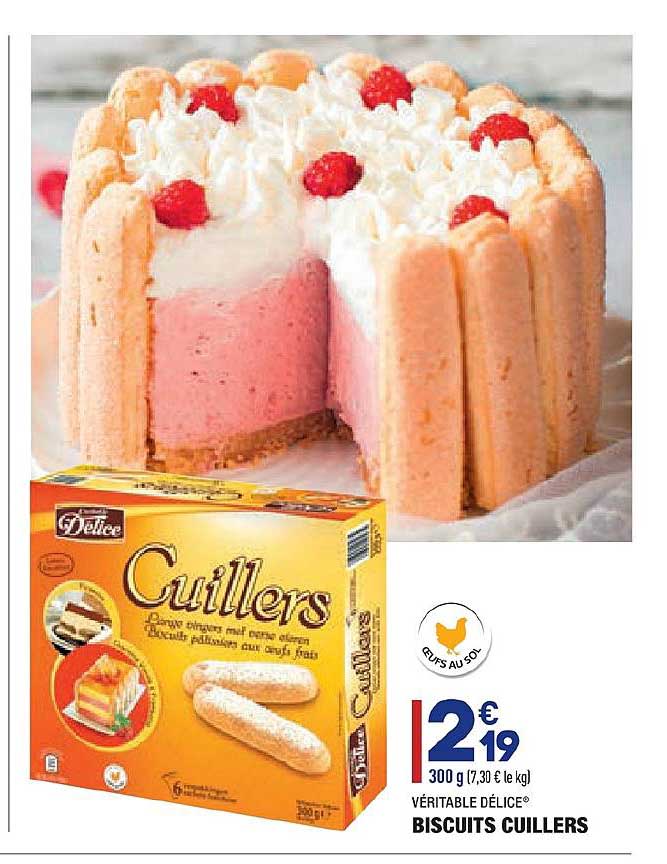 biscuits cuillers véritable délice