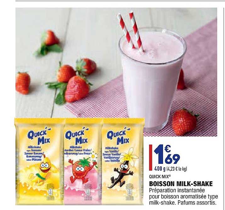 Boisson Mild Shake Quick Mix
