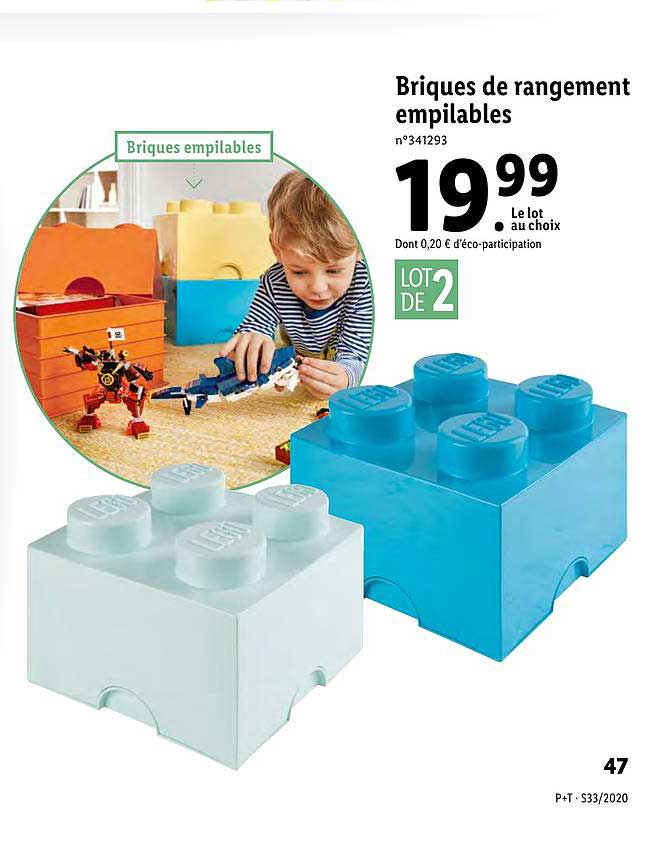 Briques De Rangement Empilables