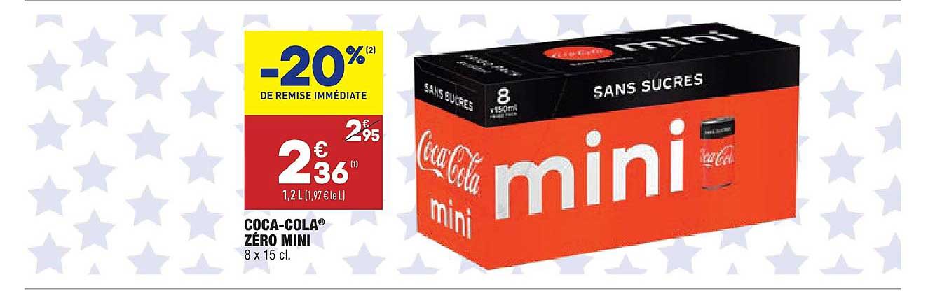 Coca Cola Zéro Mini -20% De Remise Immédiate