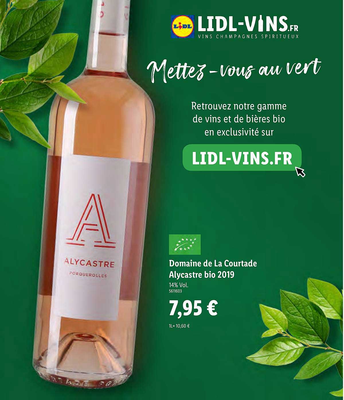 Domaine De La Courtade Alycastre Bio 2019