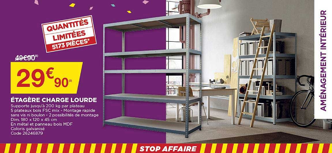 étagère charge lourde