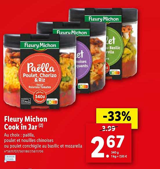 fleury michon cook in jar