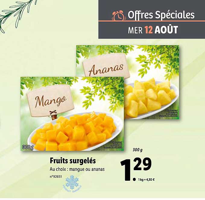 Fruits Surgelés