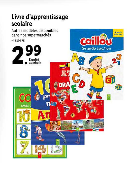 livre d'apprentissage scolaire