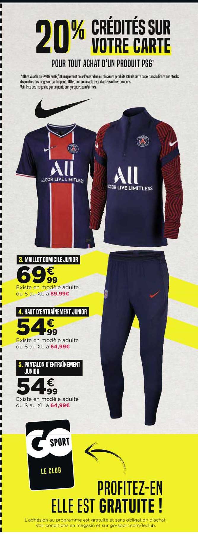 maillot domicile junior haut d'entrainement junior pantalon d'entrainement junior