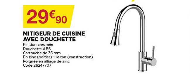 Mitigeur De Cuisine Avec Douchette