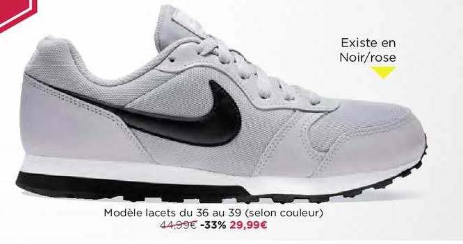 modèle lacets du 36 au 39 nike