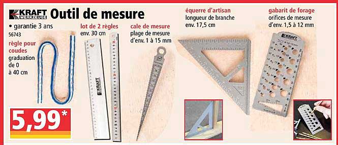 outil de mesure kraft werkzeuge