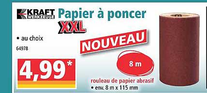 papier à poncer kraft werkzeuge