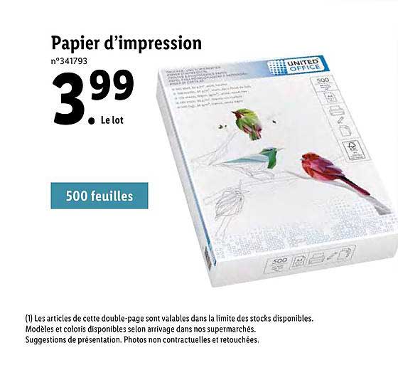 papier d'impression