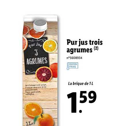 pur jus trois agrumes