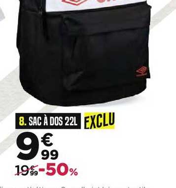 sac à dos 22l umbro