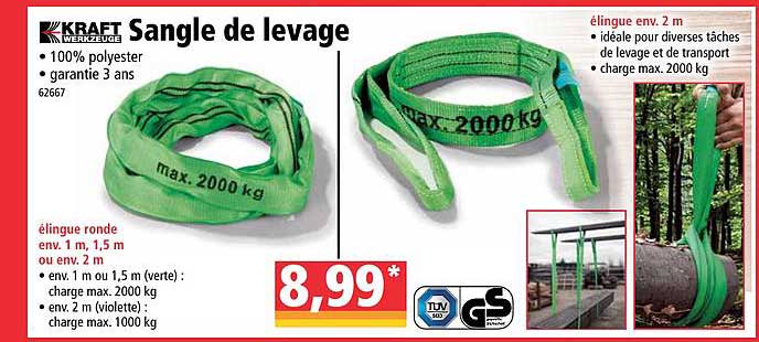 sangle de levage kraft werkzeuge