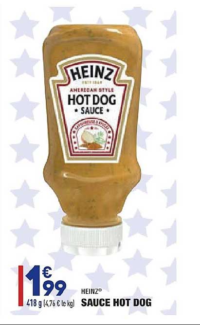 sauce hot dog heinz