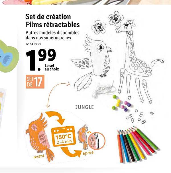 Set De Création Films Rétractables