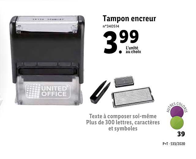 tampon encreur