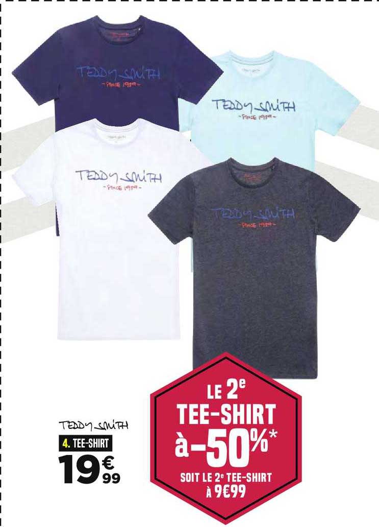 tee shirt teddy smith