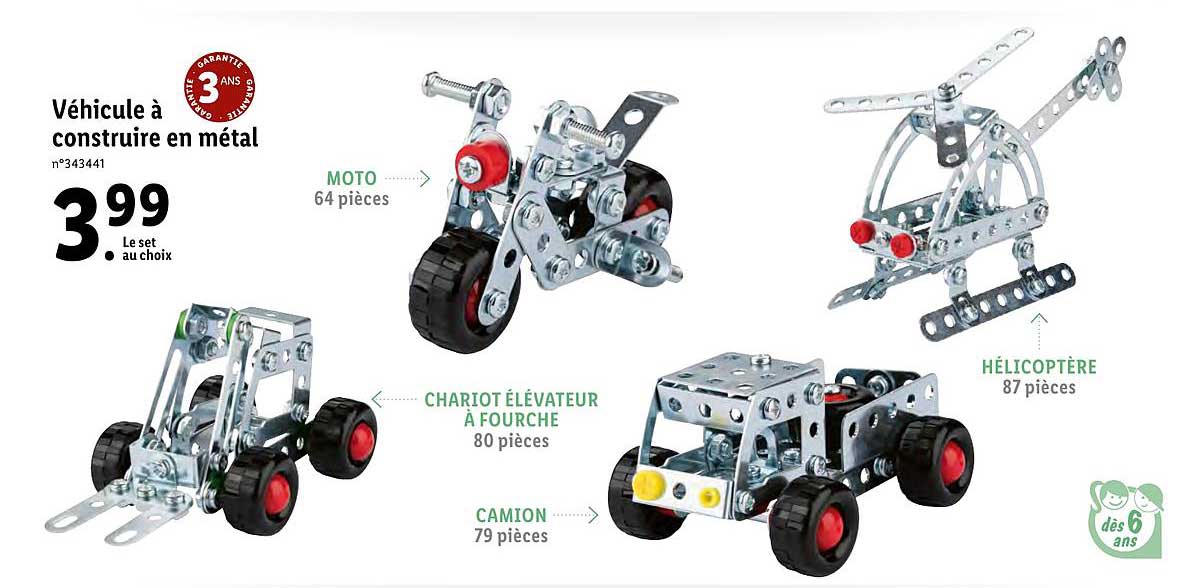 Véhicule à Construire En Métal