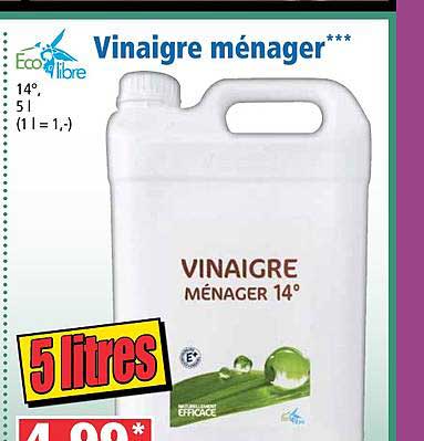 Vinaigre Ménager Ecolibre