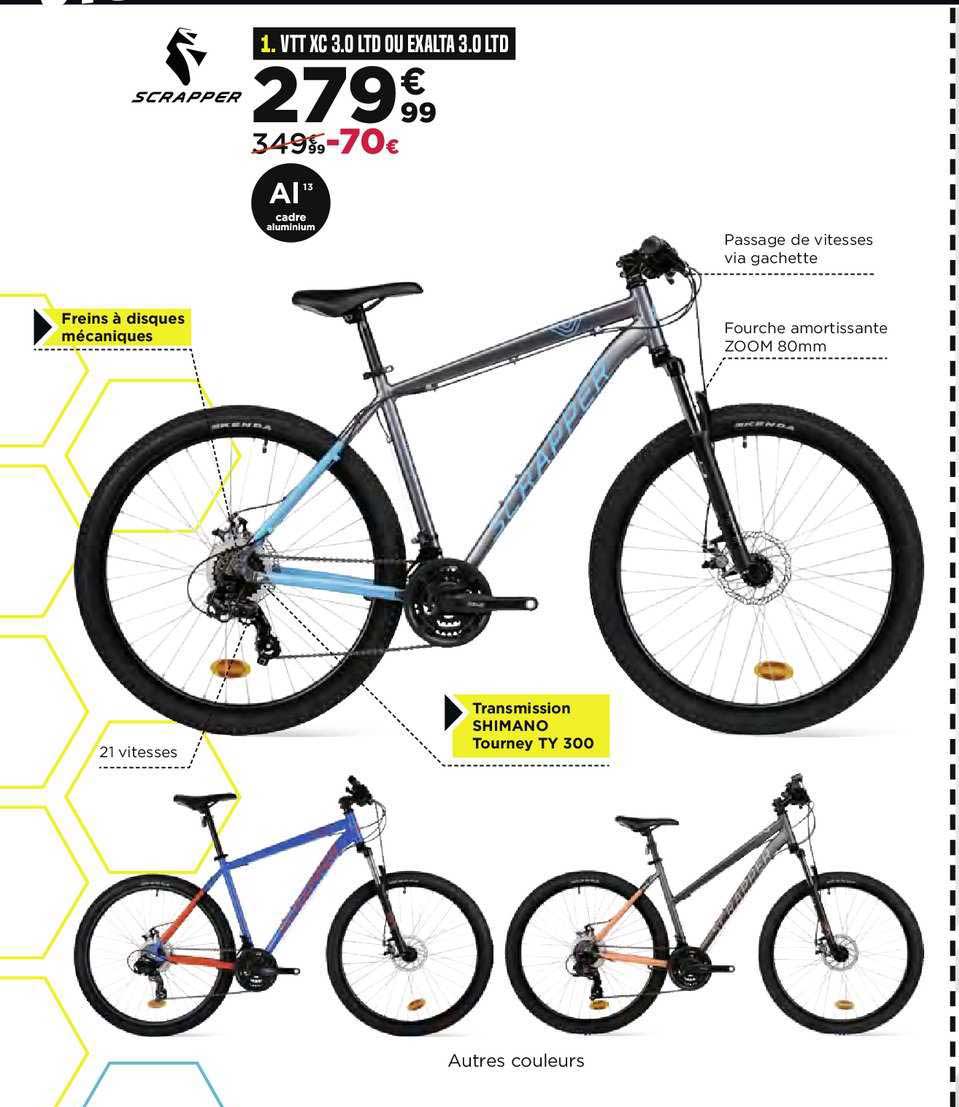 vtt xc 3.0 ltd ou exalta 3.0 ltd scrapper