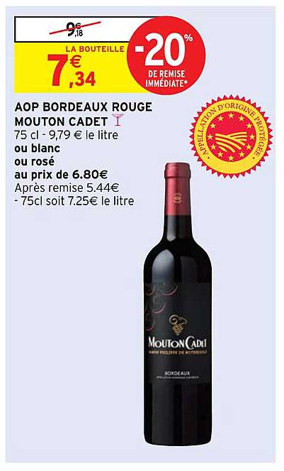 Aop Bordeaux Rouge Mouton Cadet